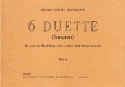 6 Duette Band 2 (Nr.4-6) fr 2 Altblockflten Spielpartitur