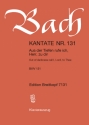 Aus der Tiefen rufe ich, Herr, zu dir Kantate Nr.131 BWV131 Klavierauszug (dt/en)