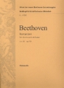 Romanzen F-Dur op.40 und G-Dur op.50 fr Violine und Orchester Violoncello