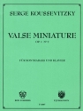 Valse miniature op.1,2 für Kontrabaß und Klavier