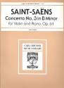Concerto b minor no.3 op.61 for violin and piano