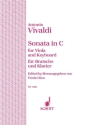 Sonata C major for viola and piano