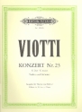 Konzert G-Dur Nr.23 fr Violine und Orchester fr Violine und Klavier