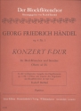 Konzert F-Dur op.4,5 für 6 Blockflöten (SSATBB) Spielpartitur
