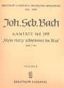 Mein Herze schwimmt im Blut Kantate Nr.199 BWV199 Violine 2