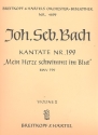 Mein Herze schwimmt im Blut Kantate Nr.199 BWV199 Violine 2
