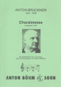 Choralmesse F-Dur für gem Chor und Orgel ad lib. Orgelauszug