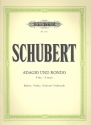 Adagio und Rondo F-Dur D487 fr Klavier und Streichtrio nachgelassenes Werk Partitur und Stimmen