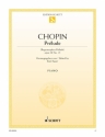 Prlude Des-Dur op.28,15 (Regentropfenprelude) fr Klavier
