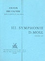 Sinfonie d-Moll Nr.3 in der Fassung von 1889 fr Orchester Studienpartitur