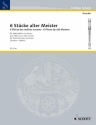6 Stcke alter Meister fr Altblockflte und Klavier