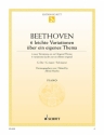 6 leichte Variationen G-Dur WoO 77 fr Klavier