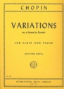 Variations on a Theme by Rossini for flute and piano
