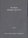 Abstrakte Oper Nr.1 Partitur