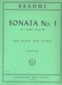 Sonata e minor op.38,1 for violoncello and piano