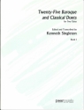 25 baroque and classical Duets vol.1 for 2 tubas 2 scores