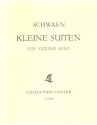 Kleine Suiten fr Violine solo