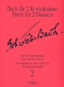 Bach fr 2 Kontrabsse Band 2 10 Prludien, Fughetta, Fuge Spielpartitur