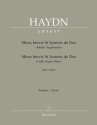 Missa brevis Sti. Joannis de Deo Hob:XXII:7  fr Soli, Chor und Orchester Partitur