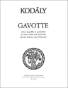 Gavotte fr 3 Violinen und Violoncello Partitur und 4 Stimmen