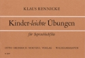 Kinderleichte bungen fr Sopranblockflte