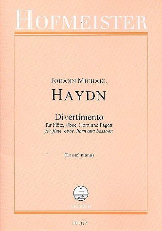 Divertimento D-Dur fr Flte, Oboe, Horn und Fagott 4 Stimmen
