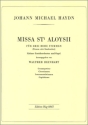 Missa Sti. Aloysii fr Soli, Chor und Orchester