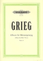 Album fr Mnnergesang op.30 fr Bariton und Mnnerchor a cappella Partitur (dt)