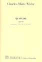 Quatuor a cordes la mineur op.66 pour piano, violon, alta et violoncelle partition et parties