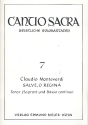 Salve o Regina fr Tenor (Sopran) und Bc