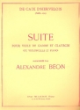 SUITE POUR VIOLE DE GAMBE ET CLAVECIN (OU VIOLONCELLE ET PIANO) BEON, ALEXANDRE, ED