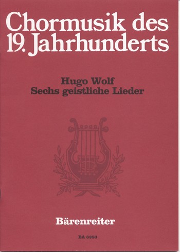 6 geistliche Lieder nach Gedichten von Joseph von Eichendorff Partitur (= Klavierauszug, dt)