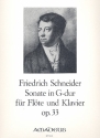 Sonate G-Dur op.33 fr Flte und Klavier