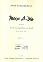 Messe A-Dur op.126b fr gem Chor und Orgel Orgelpartitur (la)