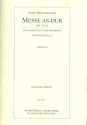 Messe As-Dur op.172b fr gem Chor und Orgel Partitur (la)