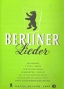 Berliner Lieder Band 3 fr Gesang und Klavier (dt)