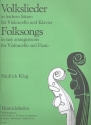 Volkslieder in leichten Stzen fr Violoncello und Klavier