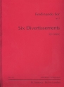 6 Divertissements op.2 fr Gitarre