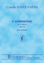 Symphonie ut mineur no.3 op.78 pour orgue et orchestre partition miniature