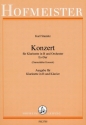 Konzert Es-Dur  fr Klarinette und Orchester  fr Klarinette und Klavier