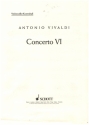Concerto Nr. 6 op. 10/6 RV 437/PV 105 fr Flte (Alt-Blockflte), Streichorchester und Basso continuo Einzelstimme - Violoncello/Kontrabass