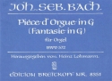 Pice d'orgue G-Dur BWV572 fr Orgel
