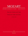 2 Duos KV423-424 fr Violine und Viola Stimmen