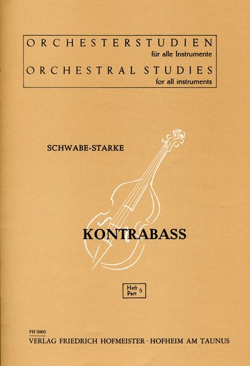 Orchesterstudien Band 5 - Wagner fr Kontrabass