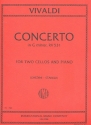 Concerto in g Minor FIII:2 (P411) for 2 cellos and piano