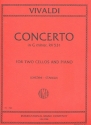 Concerto in g Minor FIII:2 (RV531 / P411) for 2 cellos and piano