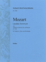 Laudate Dominum aus 'Vesperae solennes de Confessore' C-Dur KV339 fr Sopran, Chor und Orchester Partitur