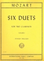 6 Duets vol.1 for 2 clarinets parts