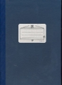 Notenbuch DIN A4-Format hoch 12 Systeme 96 Seiten 21x29,7 cm Fadenheftung, Leinen 