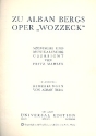 Zu Alban Bergs Oper Wozzeck szenische und musikalische bersicht
